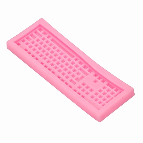 Tastatur Silikonform Für Fondant Schokolade Süßigkeiten Kuchendekoration Basteln Ton Harz Antihaft Flexibel