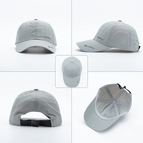 Baseball Cap Quick Dry Polyester Breathable Sun Protection Outdoor Sports Adjustable Letter Print For Men Women