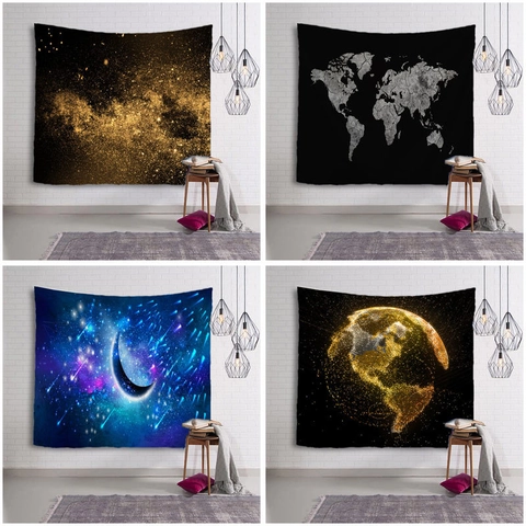 Arazzo Galassia Spazio Buco Nero Pianeta Poliestere Appeso A Parete Fondale Per Camera Da Letto Dormitorio Arredamento Estetico Arte Celeste