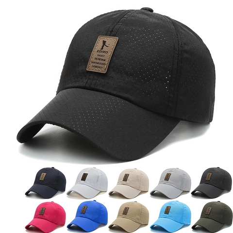 Cappellino Da Baseball In Mesh Traspirante Asciugatura Rapida Leggero Protezione Solare Sport All Aperto Cappello Regolabile