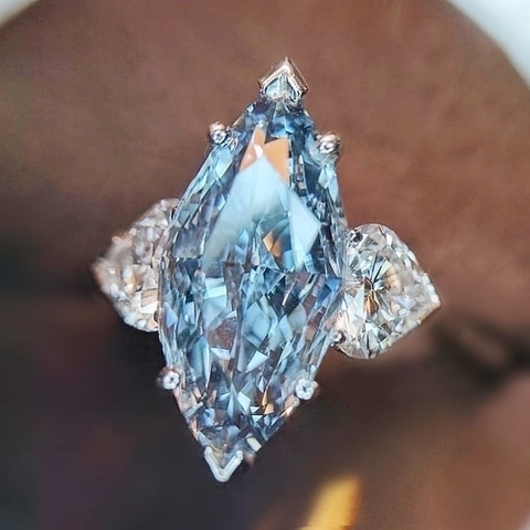Marquise Schliff Zirkonia Ring Kupfer Eleganter Hochzeitsschmuck Für Damen Glänzendes Verlobungsaccessoire