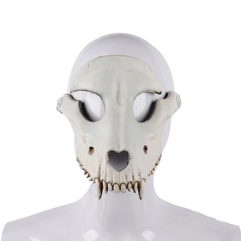 Máscara De Cráneo De Hueso De Oveja 3D De Halloween Espuma PU Esqueleto Animal Realista Para Cosplay Carnaval Mascarada Accesorios