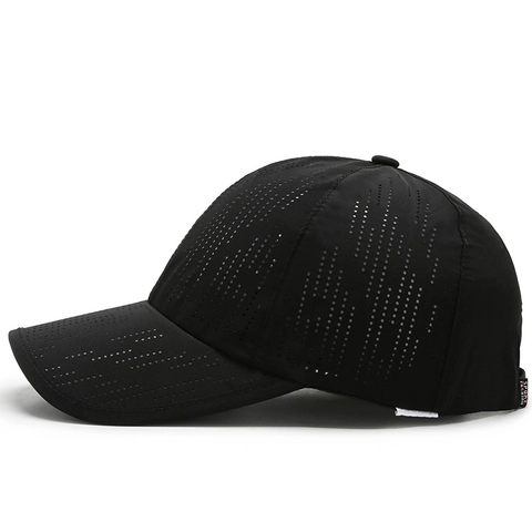 Gorra De Béisbol Transpirable Con Corte Láser Acrílico De Secado Rápido Sombrero De Sol Exterior Unisex Deportes
