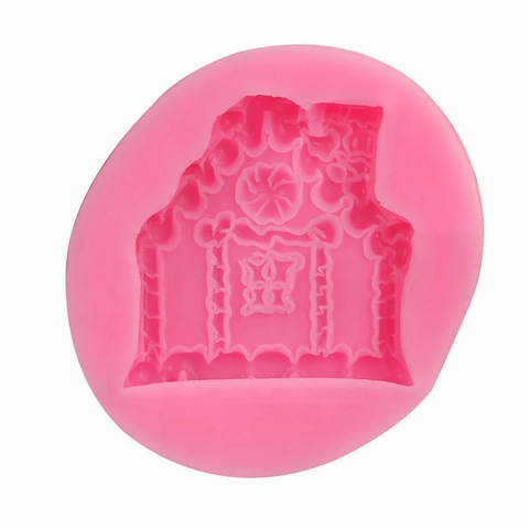 Kreative Schloss Haus Silikonform DIY Fondant Schokolade Tortendeko Backwerkzeug Handwerk Harz Ton Zubehör