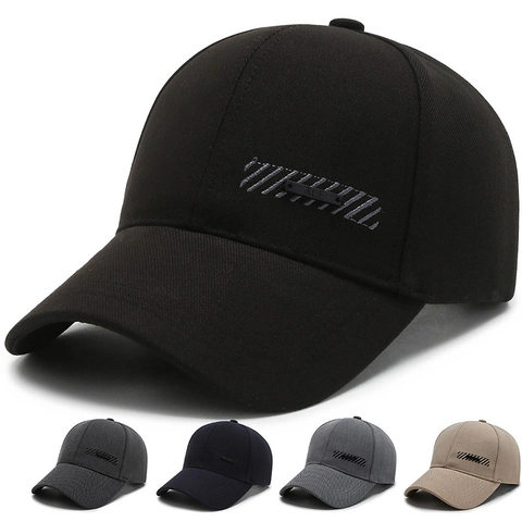 Cappellino Da Baseball In Cotone Twill Cappello Da Sole Per Uomo Sport All'aperto Casual Bordo Curvo Regolabile