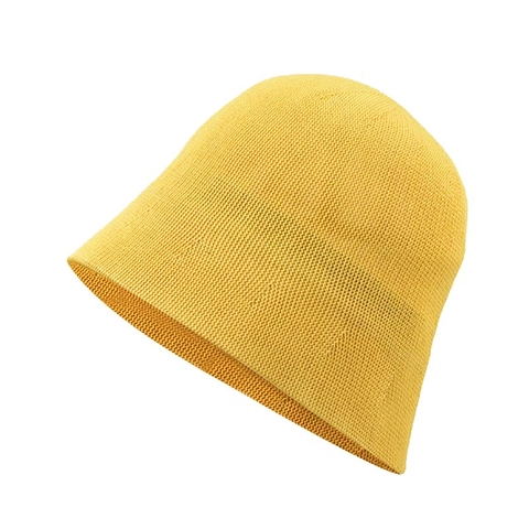Damen Strick Fischerhut Einfarbig Weich MilchSatin Sonnenschutz Bucket Hat Retro Koreanischer Stil