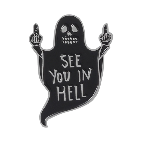 Broches en Émail Halloween Crâne Gothique Citrouille Fantôme Badges en Métal Alliage pour Vêtements Sacs Dos Femme Homme Bijoux