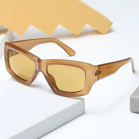 Square Frame Sunglasses UV400 Protection PC Thick Frame Retro Y2K Fashion Streetwear For Women