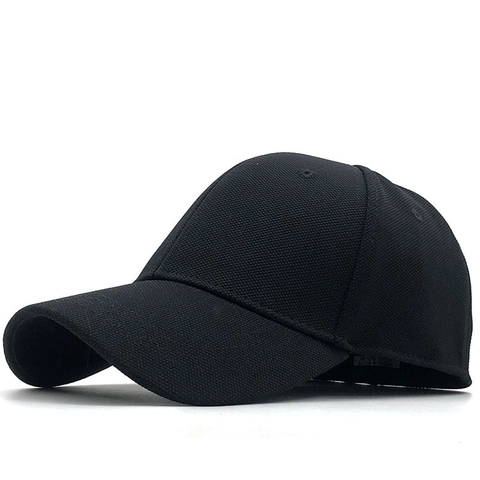 Gorra De Béisbol Color Sólido Algodón Transpirable Ajustable Snapback Visera Curva Sombrero De Sol Deporte Al Aire Libre Hombres Mujeres