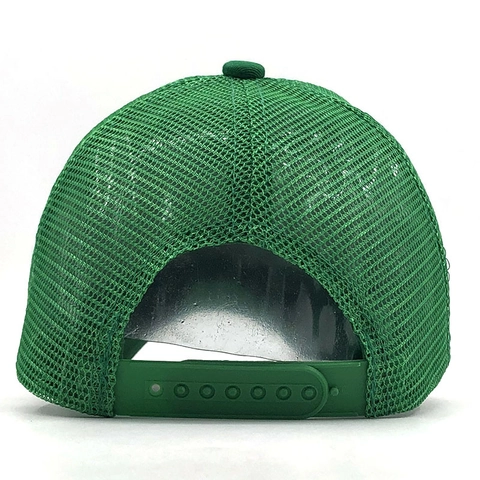 Unisex Trucker Hat Breathable Mesh Back Cotton Baseball Cap Adjustable Snapback Solid Color Sunshade Summer