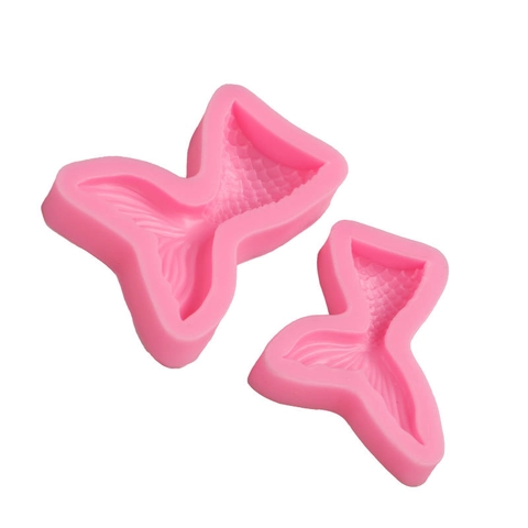 Mermaid Tail Silicone Mold Fondant Chocolate Baking Tools DIY Cake Decorating Texture Resin Clay Crafting