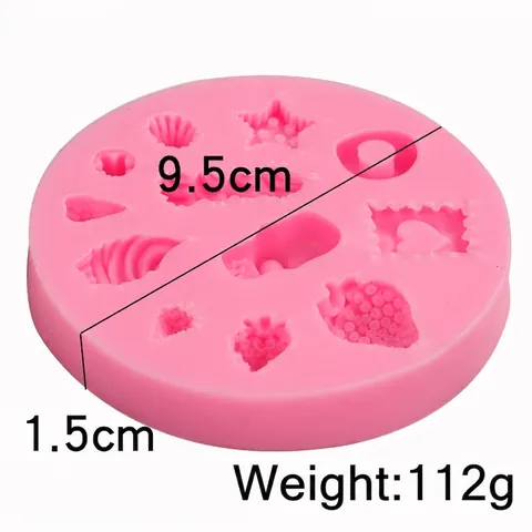 Silikon Dessertform Donut Waffel Erdbeere Herz Formen Für Fondant Schokolade Süßigkeiten Kuchen Deko DIY Backwerkzeug