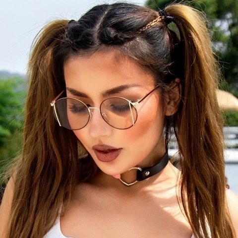 Round Sunglasses Metal Frame UV Protection Retro Vintage Fashion Eyewear For Men Women Trendy Streetwear Hip Hop Style