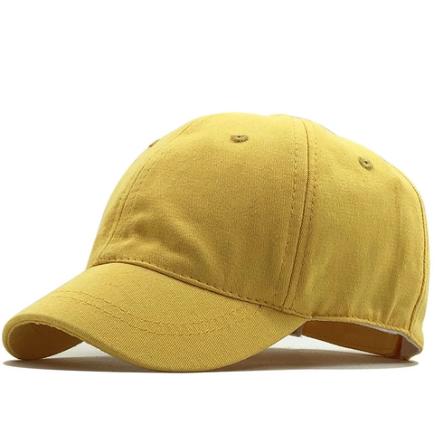 Casquette De Baseball À Bord Court Coton Vintage Ajustable Chapeau De Soleil Extérieur Décontracté Unisexe