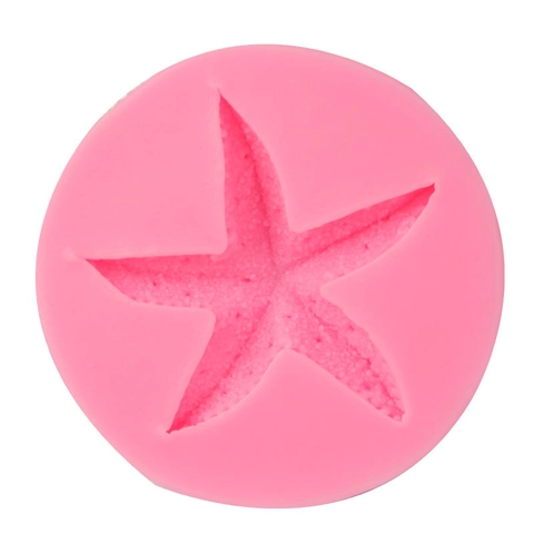 Stampo In Silicone Stella Marina Tema Oceano Decorazione Torte Fondente Sapone Artigianale Resina Argilla Strumento Da Forno Rotondo Flessibile