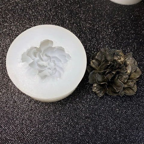 Moule En Silicone Fleur 3D Forme Chrysanthème Pivoine Pour Gâteau Fondant Chocolat Savon Bougie Résine Artisanat DIY