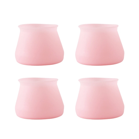 Silicone Chair Leg Covers Furniture Feet Protection Pads Anti-Slip Noise Reduction Round Floor Protectors