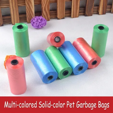 Sacs À Déjection Pour Animaux Biodégradables Recharges HDPE Pour Chiens Voyage Portable Mini Sacs Poubelle