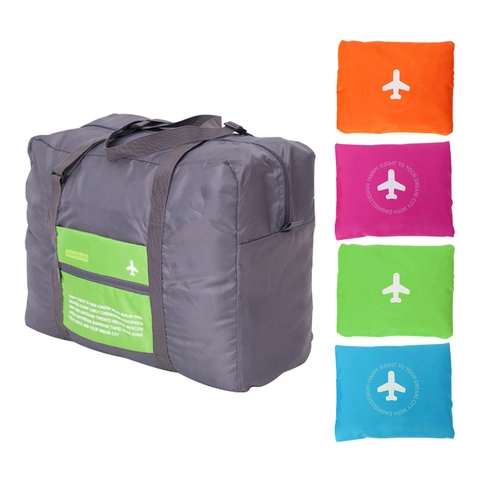 Borsa Da Viaggio Pieghevole Grande Capacità Poliestere Resistente All'acqua Custodia Per Bagagli Portaoggetti Portatile