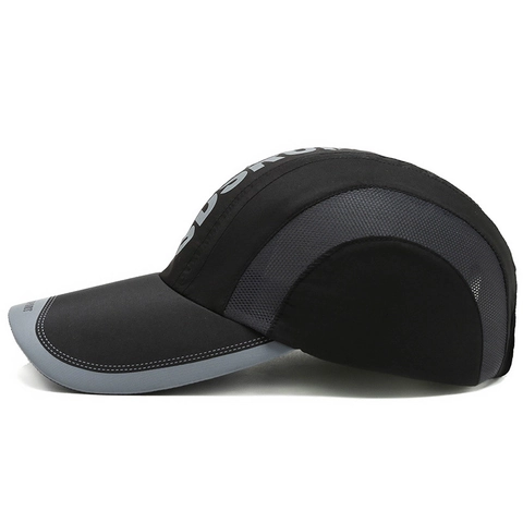 Cappello Da Baseball In Acrilico Mesh Asciugatura Rapida Traspirante Protezione Solare Riflettente Sportivo Corsa Regolabile