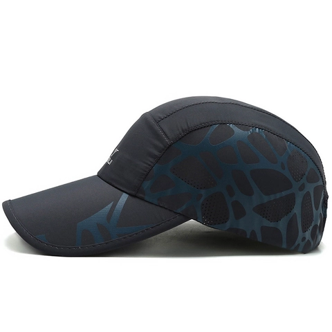 Cappellino Da Baseball Asciugatura Rapida Poliestere Traspirante Parasole Corsa Sport All Aperto Cappello Unisex Regolabile