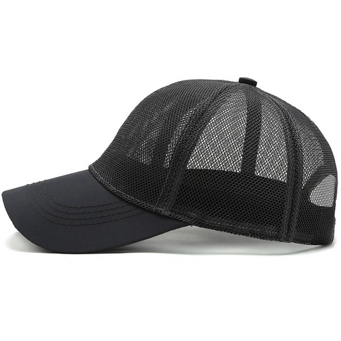 Breathable Mesh Baseball Cap Polyester Sun Protection Summer Outdoor Sports Casual Adjustable Unisex Hat