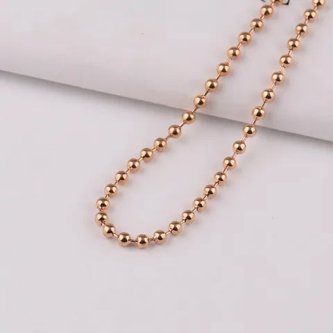 Gepolijste Metalen Ball Chain IJzeren Kralenkettingen Voor DIY Sieraden Maken Ketting Sleutelhanger Knutselaccessoires