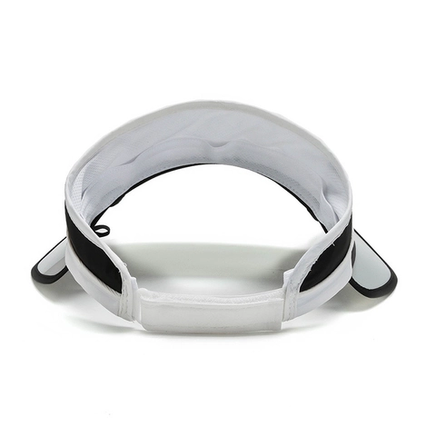 Cappello Visiera Con Ali Laterali Retrattili Regolabile Traspirante Sport Berretto Superiore Vuoto Per Corsa Tennis Pesca