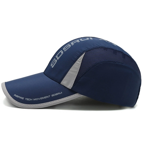 Gorra De Béisbol De Malla De Secado Rápido Transpirable Protección Solar Sombrero Deportivo De Pesca Ajustable