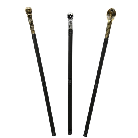 Halloween Costume Scepter Wand Detachable Sectional Plastic King Queen Egyptian Cobra Skull Retro Party Prop For Role Play