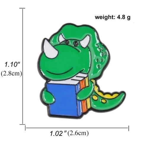 Süße Cartoon Dino Emaille Pin Set Legierung Tier Abzeichen Für Rucksäcke Jacken Hemden Zubehör Neuheit Schmuck Kinder