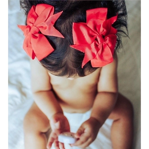 Grosgrain Ribbon Bow Hair Clips Colorful Alligator Clips For Baby Girls Kids Hair Accessories
