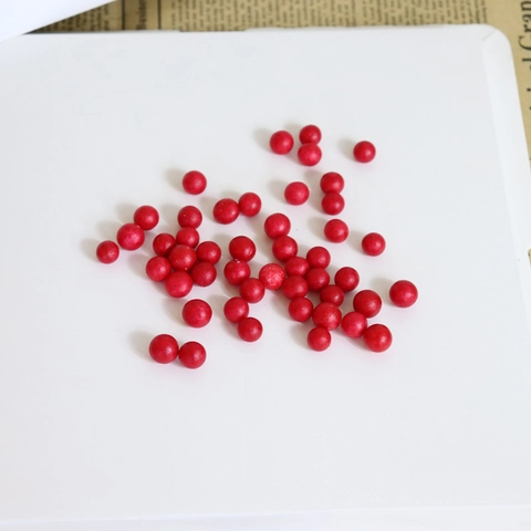 Artificial Red Berries Foam Small Round Balls Without Stem DIY Crafts Christmas Wedding Home Decoration Novelty
