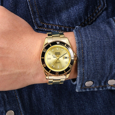Herren Quarzuhr Legierung Edelstahl Grosses Zifferblatt Datumsanzeige Business Casual Armbanduhr Mode Stilvoll