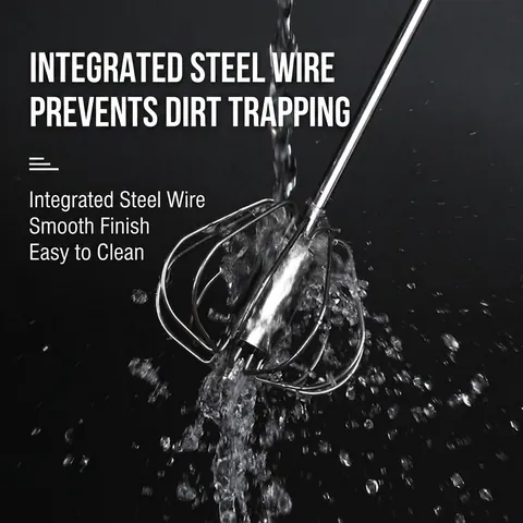 Semi-Automatic Egg Whisk Stainless Steel Hand Push Rotary Mixer For Baking Cream Stirring Manual Kitchen Tool