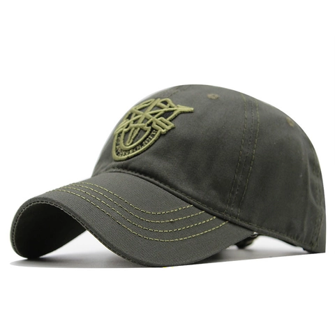 Tactical Baseball Cap Cotton Twill Special Forces Embroidery Outdoor Adjustable Military Sunshade Hat