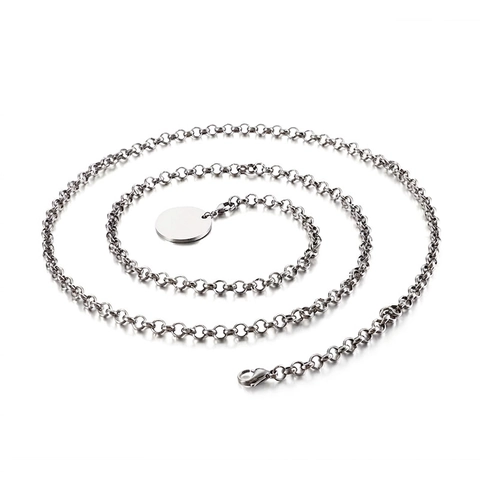 Catena In Vita Semplice In Acciaio Inossidabile Per Donna Catena Per Il Corpo Lunga Regolabile Con Pendente Rotondo Accessorio Per Cintura Sexy