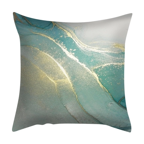 Marmor Textur Kissenbezug Abstrakt Goldfolie Kunst Modern Luxus Kissenhülle Für Sofa Wohnzimmer Schlafzimmer Home Decor