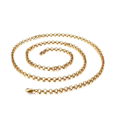 Cinturón De Cadena De Cintura Dorado Minimalista Sexy Acero Inoxidable Titanio Ajustable Eslabón Rolo Borla Larga Joyería Corporal Mujer