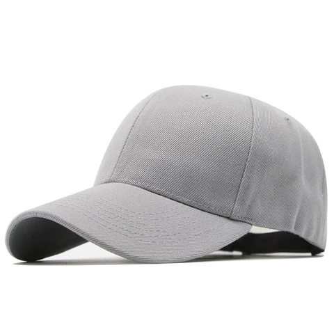 Classic Solid Color Baseball Cap Cotton Twill Adjustable Sun Protection Outdoor Sports Plain Hat For Men Women