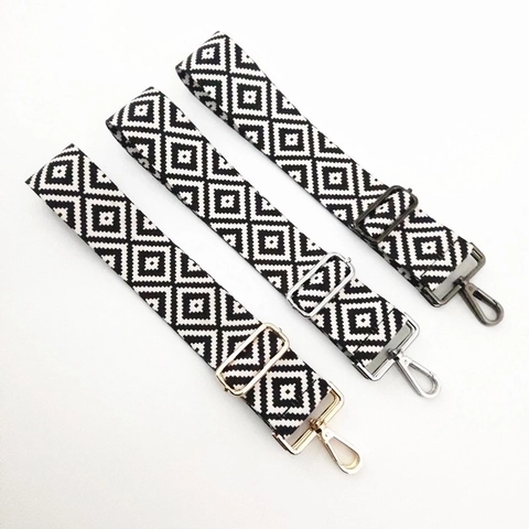 Verstellbarer Breiter Taschengurt Böhmisch Ethnisch Ersatzgurt Für Handtaschen Damen Umhängetasche Riemen Bunt Geometrisch Bedruckt Zubehör
