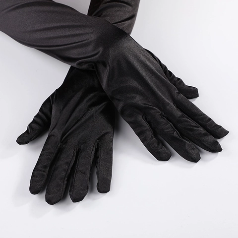Damen Lange Satin Handschuhe Über Den Ellenbogen Elastisch Glatt Formal Hochzeit Party Leistung Cosplay Zubehör Abendgarderobe