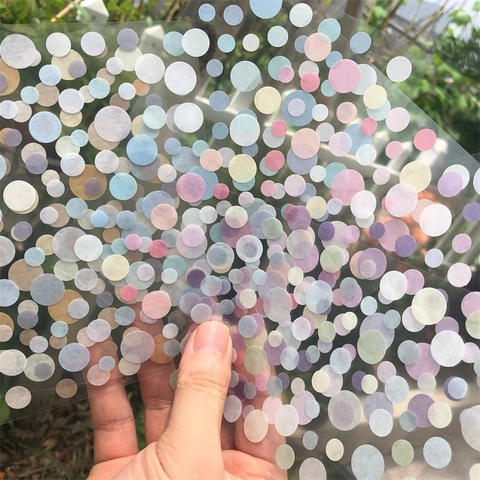 Adesivi Cancelleria Washi Estetici Forme Geometriche Motivi Sorridenti Per Journaling DIY Scrapbooking Bottiglia D'acqua Kawaii