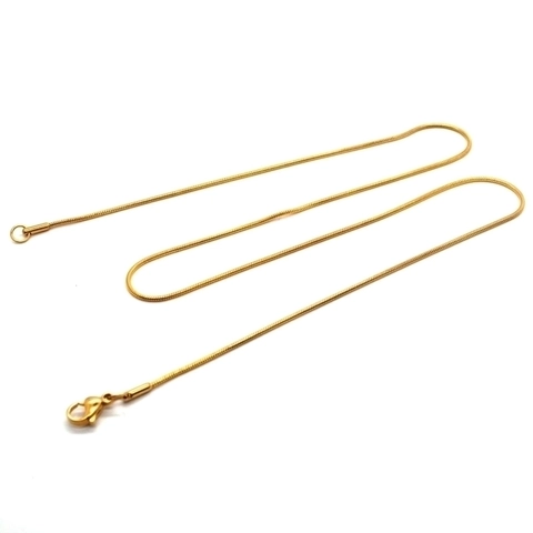 Roestvrijstalen Ronde Slangenketting Halsketting Goud Roségoud Zwart Minimalistische Slangenbotketting Voor Dames Heren Sieraden Cadeau