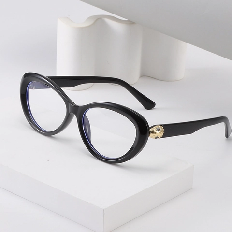 Gafas De Sol Cat Eye Retro Para Mujeres Hombres Lujo Montura PC Decoración Cabeza Animal Moda Protección UV400 Tendencia