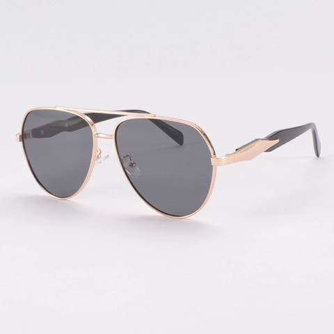 Aviator Sunglasses Retro Metal Double Bridge Full Frame UV400 For Driving Travel Holiday Streetwear Men Women