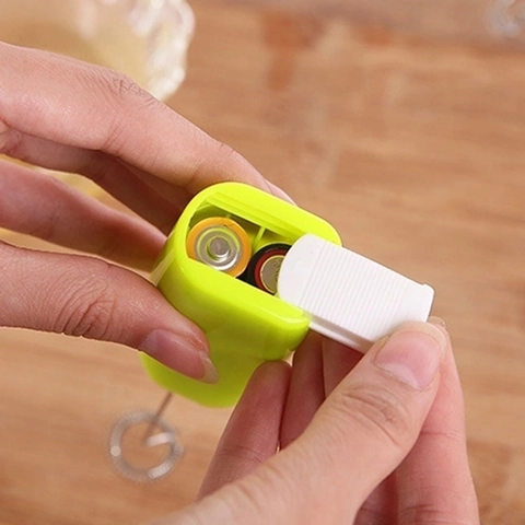 Mini Electric Milk Frother And Egg Beater 304 Stainless Steel Coffee Mixer Portable Battery Operated Kitchen Tool