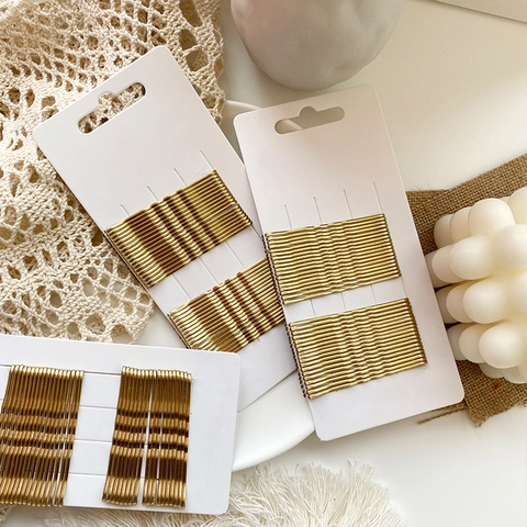Épingles À Cheveux En Métal Forme De Vague Barrettes Pour Femmes Coiffage Quotidien Minimaliste Vintage Accessoires Pour Cheveux
