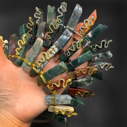 Cerchietto In Cristallo Naturale Corona Di Serpente In Metallo Bohemien Accessori Per Capelli Per Festa Di Halloween Fatto A Mano