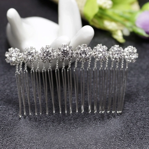 Legierung Strass Braut Haarkamm Sonnenblume Blumen Haarspange Für Hochzeit Party Bankett Elegante Damen Romantischer Haarschmuck